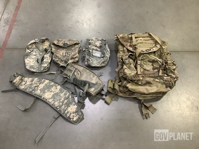 (6) Field Packs, (103) Sustainment Pouches & (68) Molded Waist Belts