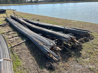 Quantity of (3) Bundles of 1" x 3/16" A36/529-50 24' Flat Bars