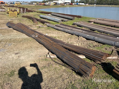 Quantity of (2) Bundles of 1" x 1/8" A-36 20' Flat Bars