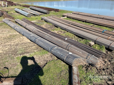 Quantity of (3) Bundles of 1" x 1/8" A-36 20' Flat Bars