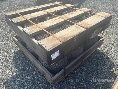 Quantity of (18) Barbed Wire