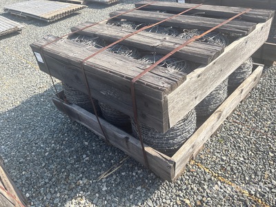 Quantity of (18) Barbed Wire