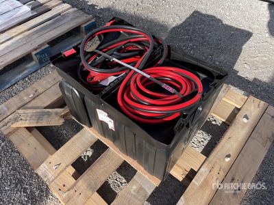 Quantity of (5) 25 ft, 800 amp Booster Cables (Unused)