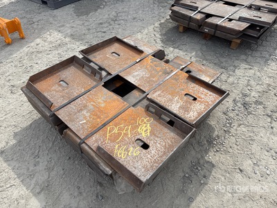 Quantity of (10) 2025 Kit Containers QT-F-BLANK Skid Steer Attachment Mounting Plate