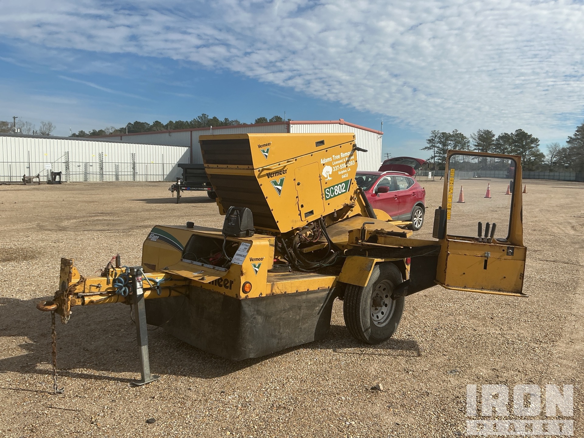 2021 Vermeer SC802 Stump Grinder w/2021 Vermeer Trailer in