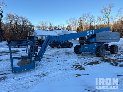 2013 Genie S-65 4WD Diesel Telescopic Boom Lift