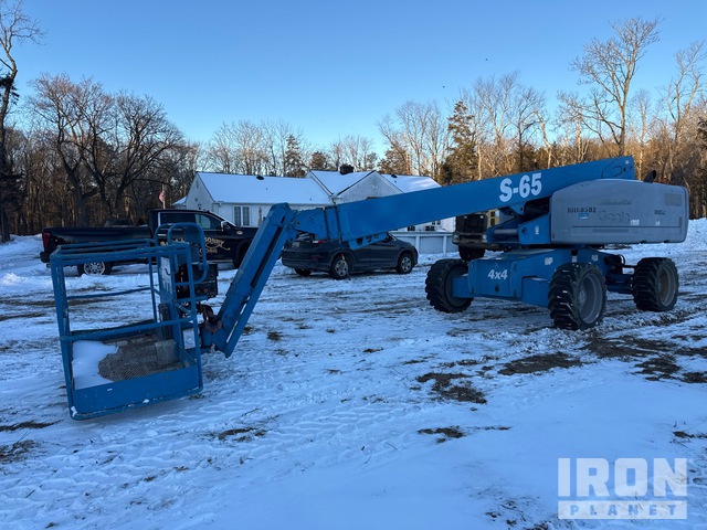 2013 Genie S-65 4WD Diesel Telescopic Boom Lift in Sewell, New Jersey ...