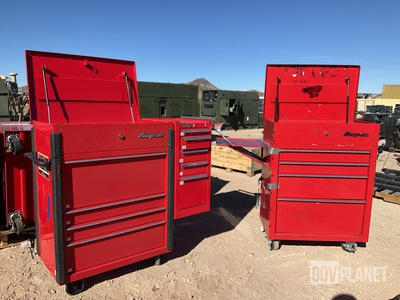 (5) Snap-On Tool Boxes & (1) Kennedy Tool Box