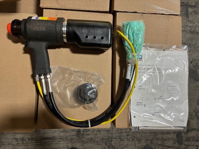 Quantity of (23)  Huck 2624PTD Hydraulic Rivet Guns  (Unused)