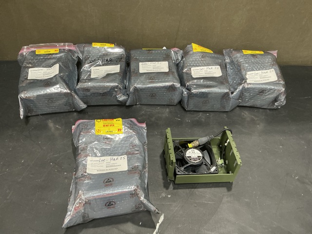 (6) Harris 10497-1490-01 Fan Assemblies