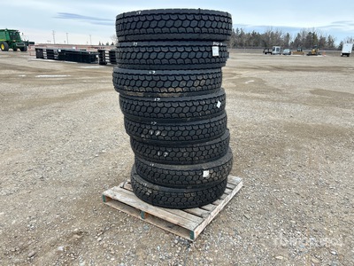 Quantity of (8) Aosowing 11R24.5 Neumáticos (Unused)