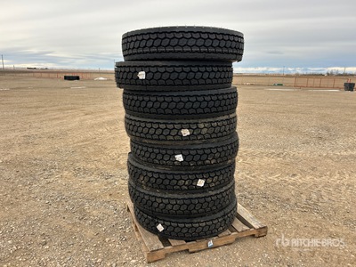 Quantity of (8) Aosowing 11R24.5 اطارات المواصلات (Unused)