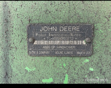 2009 John Deere 4895 36 ft Swather Windrower