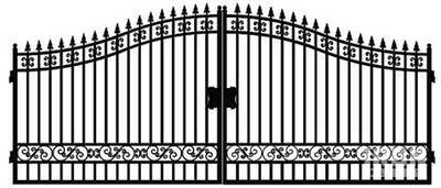 Chery Industrial 18ft lron Gate. General Style. no decor (Unused)