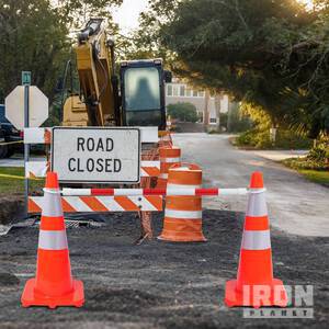 Steelman EXB-01 CONE BAR 1pc-Red with White （100p (Unused)