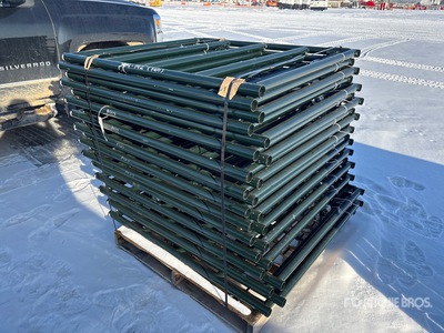 Quantity of (24) 3 ft 6 in x 4 ft Vee Poort