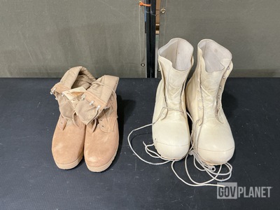 (55) Pairs of Extreme Cold Weather Boots & (53) Pairs of Combat Boots