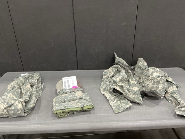 (66) Extreme Cold Weather Mitten Sets, (28) Wet Weather Jackets & Assorted Items