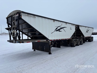 2018 Lode King HGF 28-3 28 ft Super B-Train Lead Belly Rimorchio per granaglie