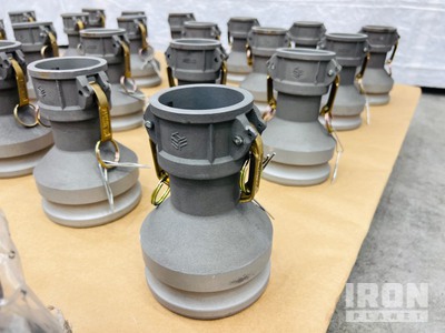 Quantity of (30) 4 in. to 2 in. Quick Di Reducer Adapters w/ Camlock Ends Hose