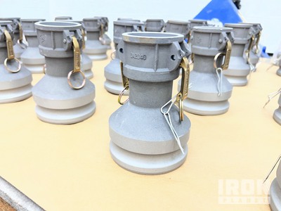 Quantity of (30) 4 in. to 2 in. Quick Di Reducer Adapters w/ Camlock Ends Hose