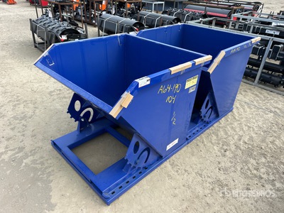 Quantity of (2) Suihe 1.0cy 3 ft 5 in Zelfstortende trechter (Unused)