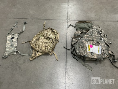 (5) Large Field Pack Sets, (6) Medium Rucksack Sets & Assorted Items