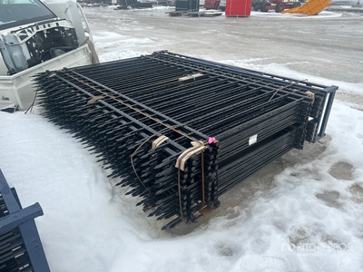 Quantity of (20) 2026 Canex 7 ft x 10 ft Wrought Iron Vallas (Unused)