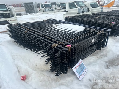 Quantity of (20) 2026 Canex 7 ft x 10 ft Powder Coated Wrought Iron Ogrodzenie (Unused)