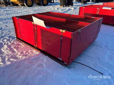 Quantity of (30) Canex 8 ft x 6 ft Powder Coated Temporary Site Fence (Unused)