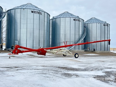 1998 Farm King Y1060TM 10 in x 60 ft Swing Barrena de grano