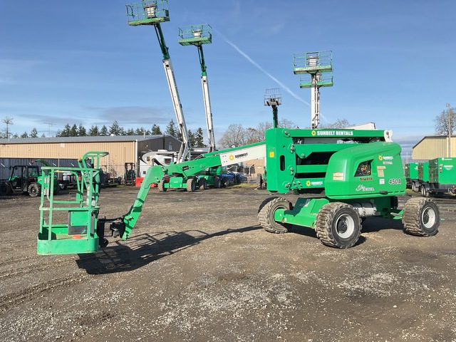 2017 JLG 450A 4WD Dual Fuel Articulating Boom Lift
