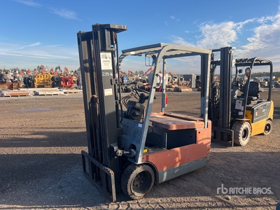 2000 Toyota 5FBE15 2900 lb Electric Forklift