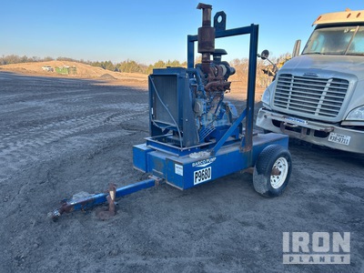 Barco 6" Trailer-Mounted مضخة مياه (Inoperable)