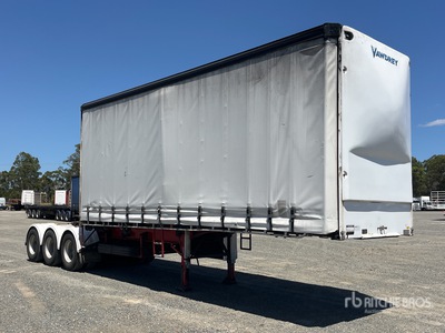 2012 Vawdrey Tri/A B-Double Lead Remorque pour rideaux latéraux