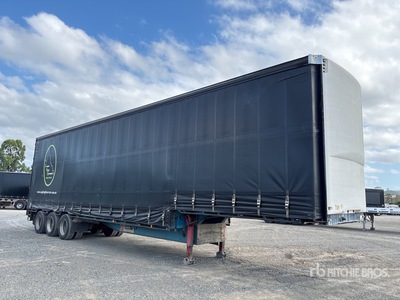 2005 Topstart 13.2 m Tri/A Step Deck Curtain Side Trailer