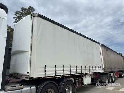 2009 Topstart Tri/A B-Double Lead Remolque con Lona