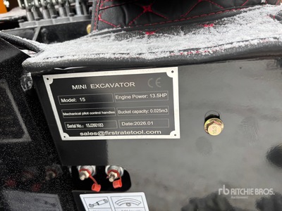 2026 VICSEC VC15 Mini pelle hydraulique (Unused)