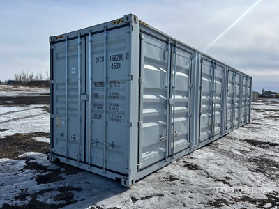 2026 40 ft High Cube Multi-Door Storage Container