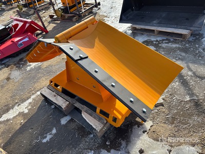 2026 GIYI GY-VSB74 74 in V-Shaped Skid Steer Snow Blade (Unused)