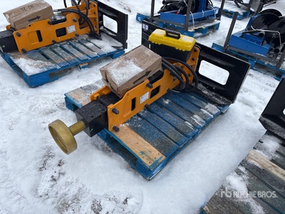 2026 GIYI GY-D680 56 in Skid Steer Post Driver (Unused)