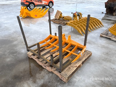 2026 GIYI 46 in Râteau d'excavatrice - Fits Cat 303 (Unused)