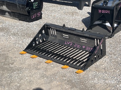 2026 GIYI GY-RB44 Rock Mini Skid Steer Bucket (Unused)