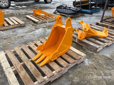 2026 GIYI GY-BK 12 in Digging Excavator Bucket - Fits Cat 305 (Unused)