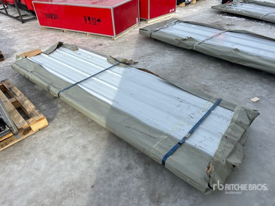 Quantity of (100) 2026 SKLP SKL100 9 ft 10 in x 3 ft Galvalume Steel Siding Roofing Materiale edile (Unused)