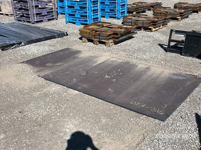 2026 SKLP 4 ft 11 in x 9 ft 10 in (1 in Thick) 5 ft x 10 ft(0.75 in Thick) Steel Plates (Unused)