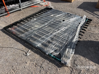 2026 SKLP SK-HLM14 14 ft x 6 ft 6 in Wrought Iron Bi-Parting Driveway Gate (Unused)