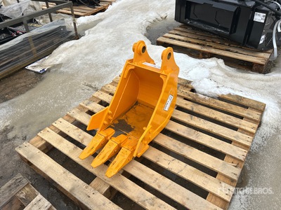 2026 GIYI GY-BK 12 in Digging Excavator Bucket - Fits Cat 303 (Unused)