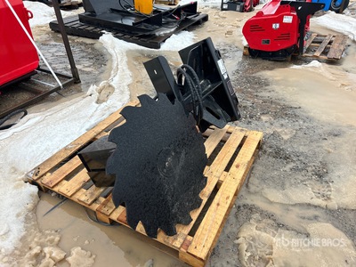 2026 GIYI GY-MTS51 27 in MINI Skid Steer Tree Saw (Unused)