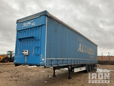 2018 Fliegl SDS 390Q Tri/A Pritsche-Plane Anhänger